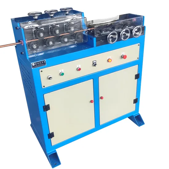 One Machine to Straighten 1/4and 7/8 Inch Copper Tubes Aluminum Pipe Straightener