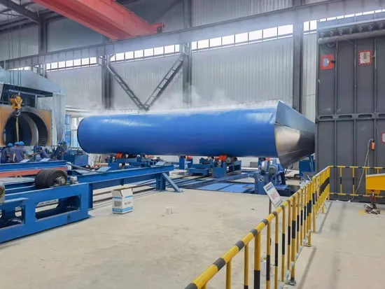 Oil Pipeline Steel Pipe Coating 3PE 3lpe/HDPE/3lpp/Fbe/PU Seamless Carbon Anti Corrosion Machinery Production Line 