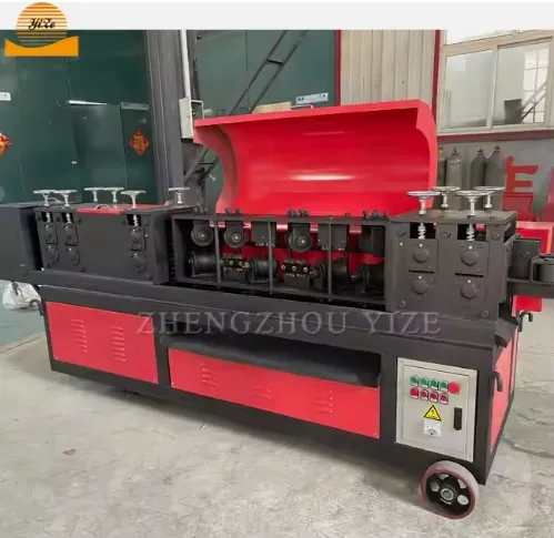 China Mechanical Fully Automatic Steel Pipe Straightening Tube Straightener Machine 