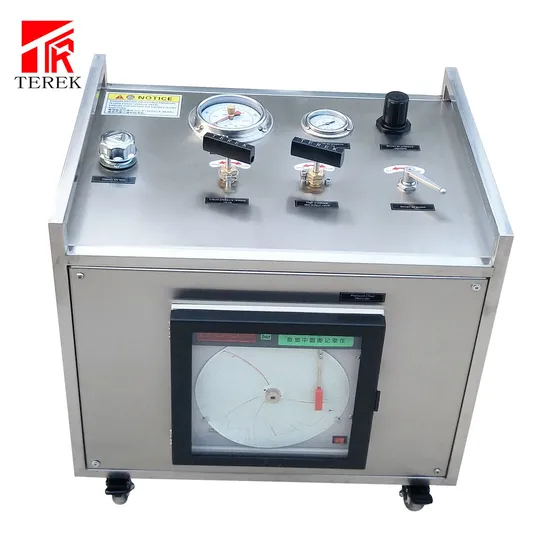 Terek Hydro Test Pump Hydro Testing Machine with Circular Chart Recorder 